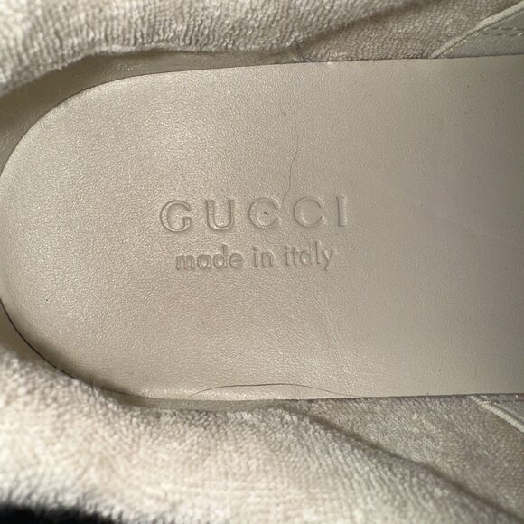 GUCCI Screener Sneakers Grey Size 9 - Picture 9 of 10